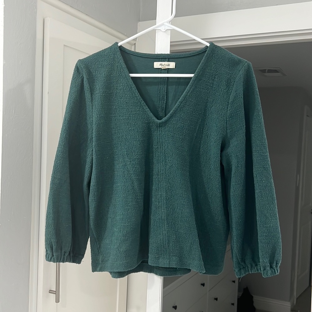 Madewell green top